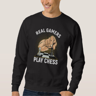 Sweatshirt Joueurs réels Jouer aux échecs Joueur aux échecs J