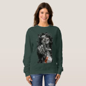 Sweatshirt joueuse de chats (Devant entier)