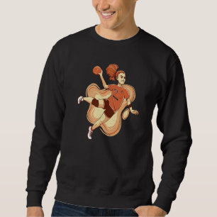 Sweatshirt Joueuse de handball Équipement de handball Fille d
