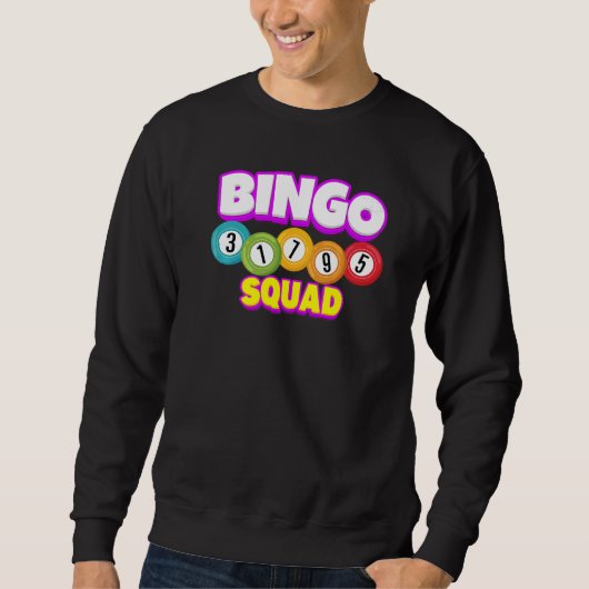 Sweatshirt Joueuse de l'équipe de Bingo Lucky Bingo Luck Wome (Devant)