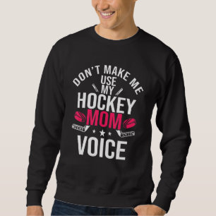 Sweatshirt Joueuse de l'équipe de hockey mère S Jeu de la fêt