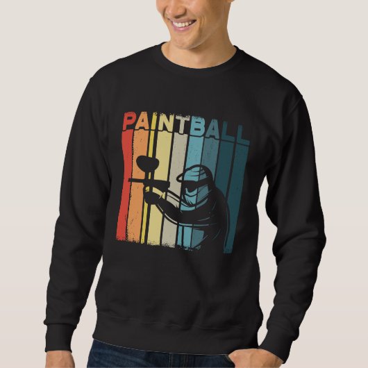 Sweatshirt Joueuse de paintball Joueuses de paintball Jeu de (Devant)