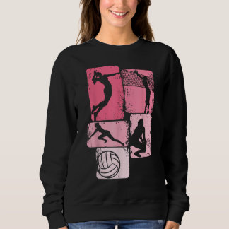 Sweatshirt Joueuse de volley-ball féminin Jeune fille joueuse