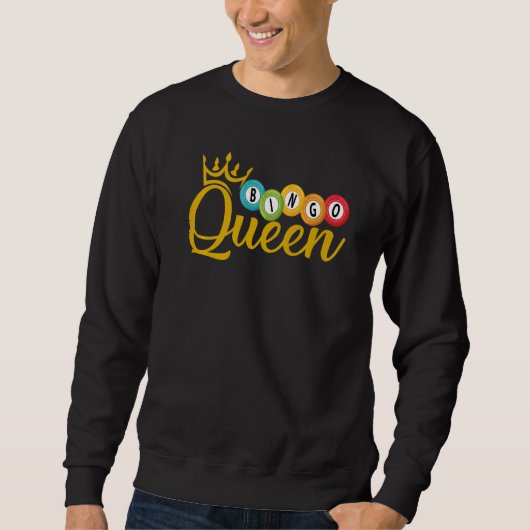 Sweatshirt Joueuses de Bingo Queen Lucky Lottery Femmes fille (Devant)