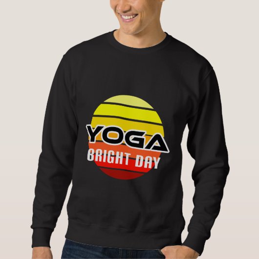 Sweatshirt Jour brillant de Yoga (Devant)