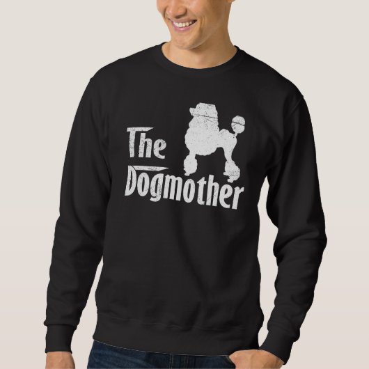 Sweatshirt Jour de la mère de la mère du chien de caniche (Devant)