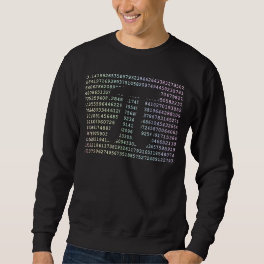 Sweatshirt Jour de Pi 3 14 Drôle Fun Nerd Math Geek 2017 Arc (Devant)