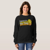 Sweatshirt Jour de pression de stand de limonade d'été jeu de (Devant entier)