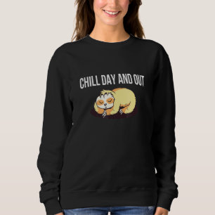 Sweatshirt Jour de refroidissement et sortie Jour de repos Sl