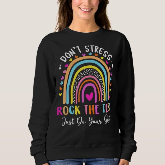 Sweatshirt Jour de test Jour de test Enseignants Jour de test (Devant)