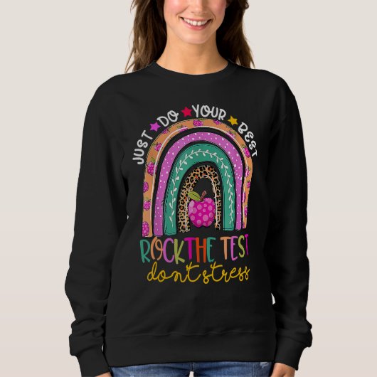 Sweatshirt Jour de test Jour de test Enseignants Jour de test (Devant)
