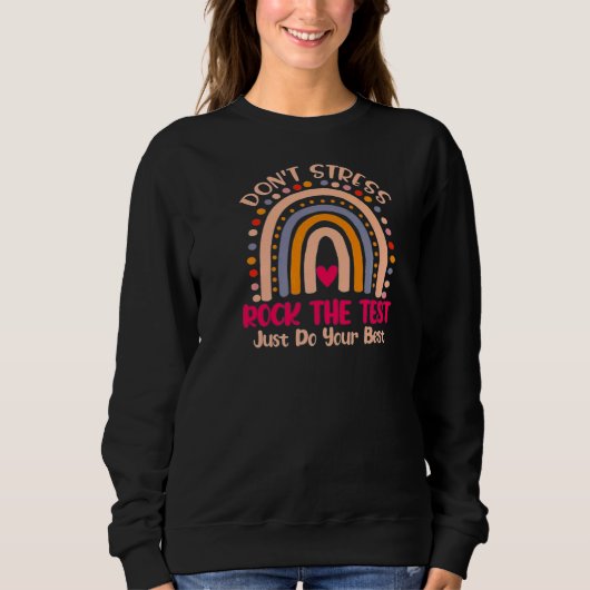 Sweatshirt Jour de test Jour de test Enseignants Jour de test (Devant)