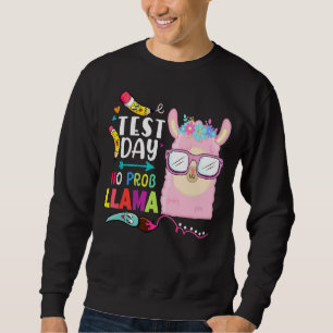 Sweatshirt Jour de test No Prob Llama Llama Jour de test de l