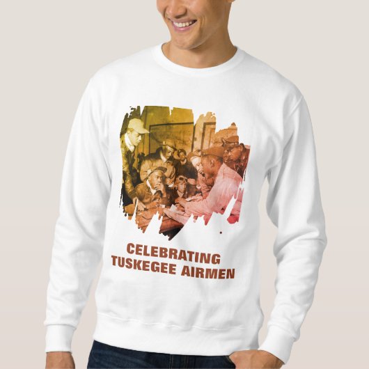 Sweatshirt Jour des Vétérans TUSKEGEE AIRMEN Héros afro-améri (Devant)