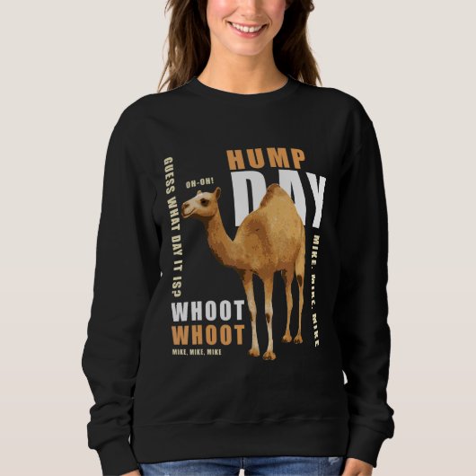 Sweatshirt Jour Devinez Quel Jour C'Est Camel Office (Devant)