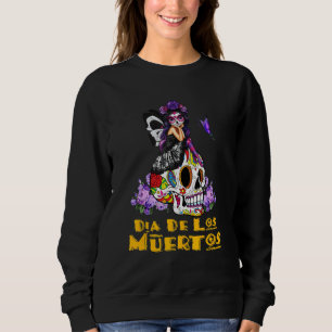Sweatshirt Jour Dia De Los Muertos De L'Halloween Morte