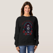 Sweatshirt Jour Dia De Los Muertos Du Crâne Sucre Morte Cos (Devant entier)