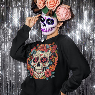 Sweatshirt Jour du crâne mexicain de sucre mort