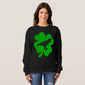 Sweatshirt Jour du Shamrock Dino Saint Patricks Dinosa (Devant entier)