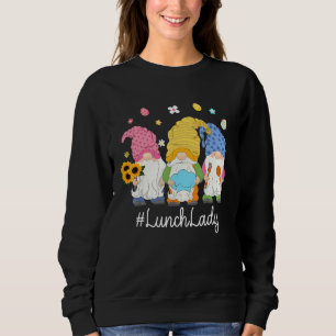 Sweatshirt Jour Pâques Gnome Amour Déjeuner Lady Correspondan