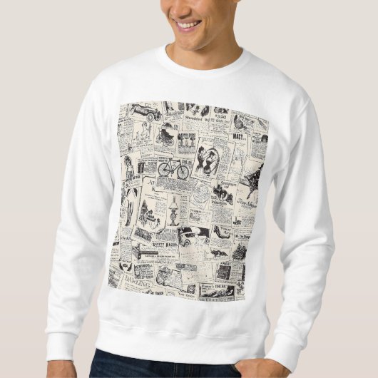 Sweatshirt Journal vintage (Devant)