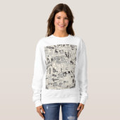 Sweatshirt Journal vintage (Devant entier)
