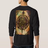 Sweatshirt Journaux Pastel Dreamy Mist : Créativité de l'Arti (Dos)