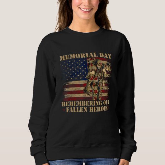 Sweatshirt Journée commémorative commémorative commémorant no (Devant)