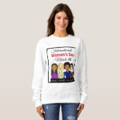 Sweatshirt Journée internationale de la femme 8 mars (Devant entier)