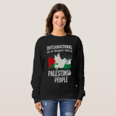 Sweatshirt Journée internationale de solidarité avec les Pale (Devant entier)