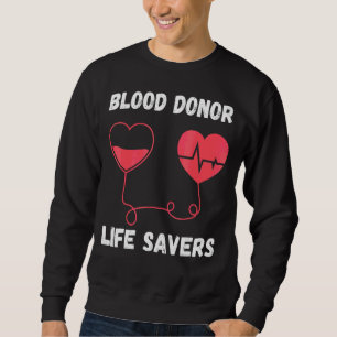 Sweatshirt Journée mondiale des donneurs de sang Don de sang 