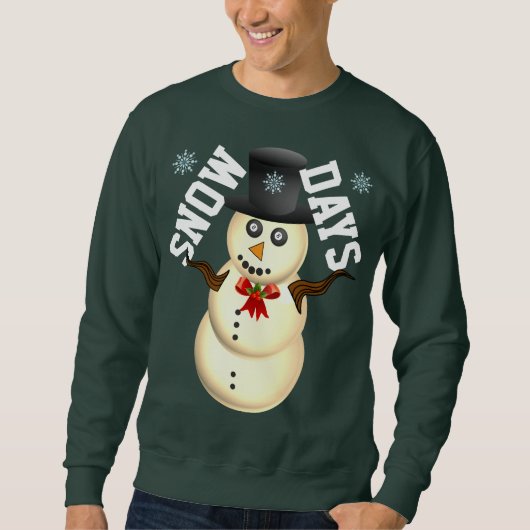 Sweatshirt Jours de neige (Devant)