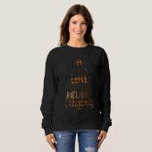 Sweatshirt Joy Hope Love Peace Melanin Christmas Tree Retro (Devant entier)