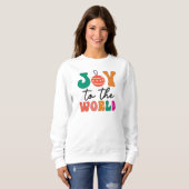 Sweatshirt Joy to The World - Christmas Design-50835 (Devant entier)