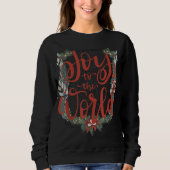 Sweatshirt Joy-To-The-World Noël chrétien Jésus naissance M (Devant)