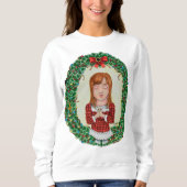 Sweatshirt Joyeuse chemise de Noël (Devant)
