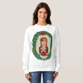 Sweatshirt Joyeuse chemise de Noël (Devant entier)