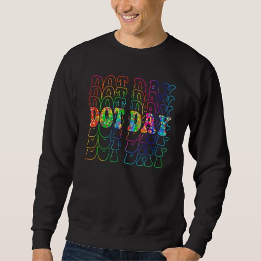 Sweatshirt Joyeuse Journée internationale du point 2022 (Devant)