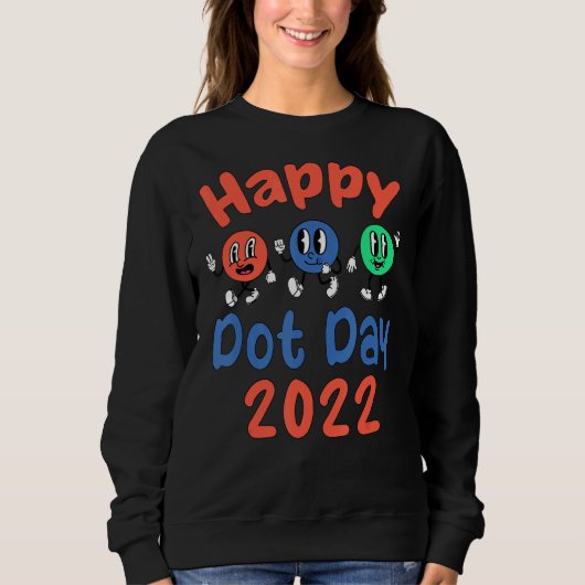 Sweatshirt Joyeuse Journée internationale du point 2022 Polka (Devant)