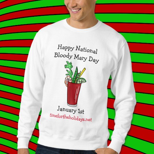 Sweatshirt Joyeuse Journée nationale du sang Marie 1er janvie