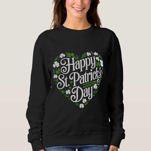 Sweatshirt Joyeuse Saint-Patrick (Devant)