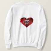 Sweatshirt Joyeuse Saint-Valentin (Design dos)