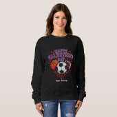 Sweatshirt Joyeuse Saint-Valentin Baseball Basket-ball Footba (Devant entier)