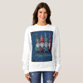Sweatshirt Joyeuses fêtes (Devant entier)