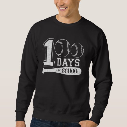 Sweatshirt Joyeux 100 Jours d'Enseignants Étudiants Enfants C (Devant)