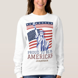 Sweatshirt Joyeux 4 juillet fête de l'Indépendance