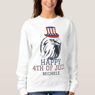 Sweatshirt Joyeux 4 juillet fête de l'indépendance