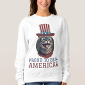 Sweatshirt Joyeux 4 juillet fête de l'Indépendance (Devant)