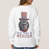 Sweatshirt Joyeux 4 juillet fête de l'Indépendance (Dos)