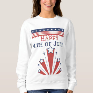 Sweatshirt Joyeux 4 juillet fête de l'indépendance de l'Améri